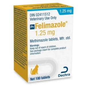 Dechra Felimazole 100 Tab 1.25 mg