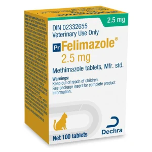 Dechra Felimazole 100 Tab 2.5 mg