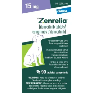 Elanco Zenrelia tablets for dogs 90 Tab Lavender 15 mg