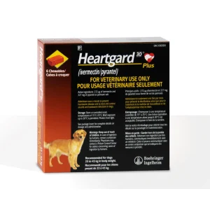Merial Heartgard 30 Plus 6 Chews Brown/Brun 23-45 kg