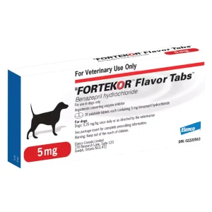 Elanco Fortekor 28 Chewable Tablets 5 mg