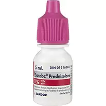 Sandoz Prednisolone ophthalmic suspension 5 ml 1 % W/V