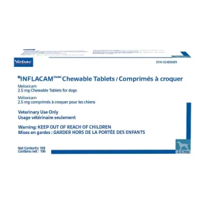 Virbac Inflacam Chewable 100 Chewable Tablets 2,5 mg