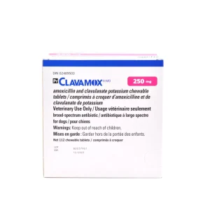 Zoetis Clavamox 112 Chewable Tablets 250 mg