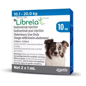 Zoetis Librela 2 x 1 ml Blue/Bleu 10.1 - 20 kg