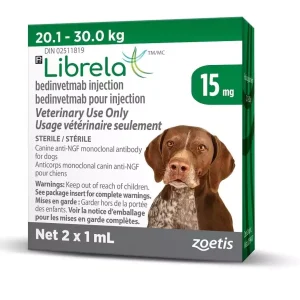 Zoetis Librela 2 x 1 ml Green/Vert 20.1 - 30 kg