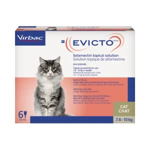 Virbac Evicto for Cat 6 x 1 ml Taupe 7.6 - 10 kg