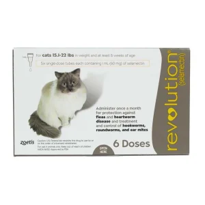 Zoetis Revolution for Cat 6 Tubes Taupe 7.6 - 10 kg