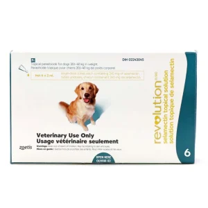 Zoetis Revolution for Dog 6 Tubes Aqua 20.1 - 40 kg