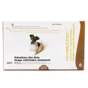 Zoetis Revolution for Dog 6 Tubes Brown/Brun 5.1 - 10 kg