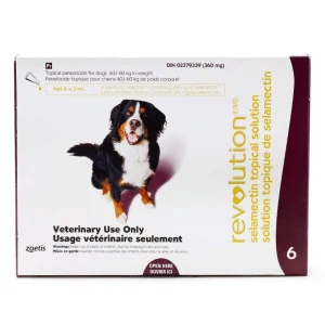 Zoetis Revolution for Dog 6 Tubes Plum/Prune 40.1 - 60 kg